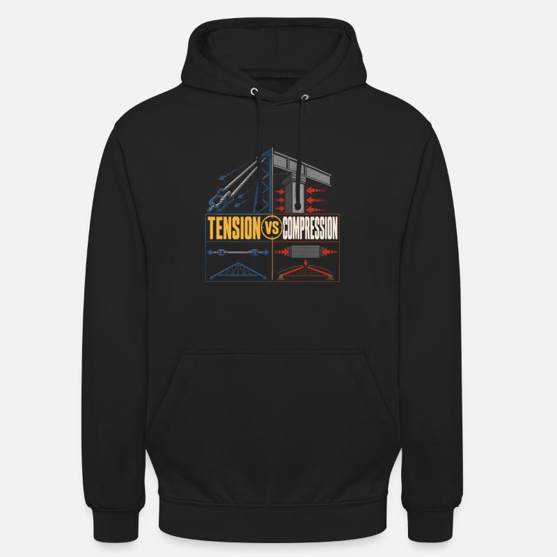 Bridge Engineer Civil Engineering - Unisex Hoodie - black