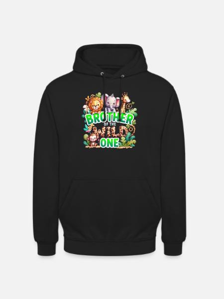 Frère du Sauvage - Sweat-shirt à capuche unisexe - noir
