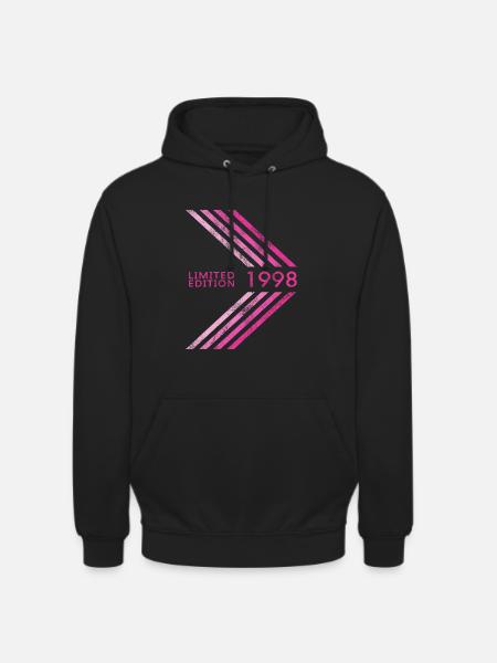 Édition limitée 1998 Femmes d’anniversaire - Sweat-shirt à capuche unisexe - noir