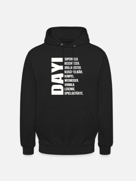 Dayi Definition Türkischer Onkel Geschenk Ideen - Unisex Hoodie - Schwarz