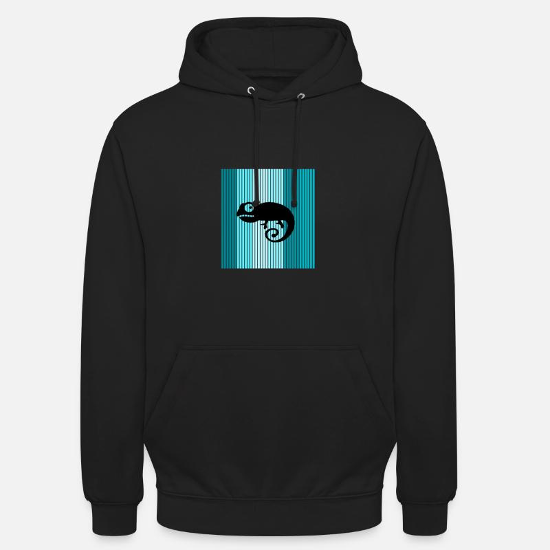 Chamäleon Chameleon - Unisex Hoodie - Schwarz