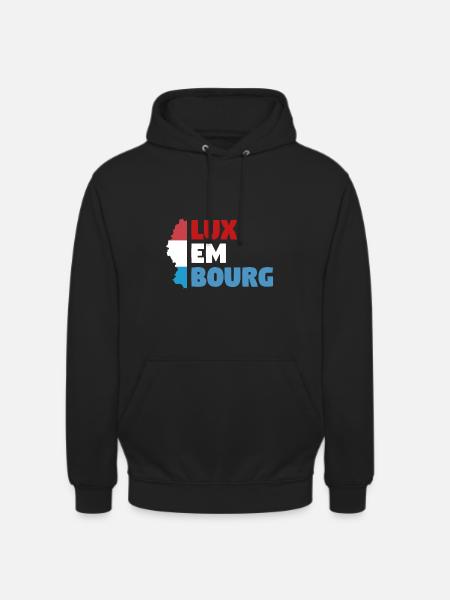 Luxemburg - Unisex Hoodie - Schwarz