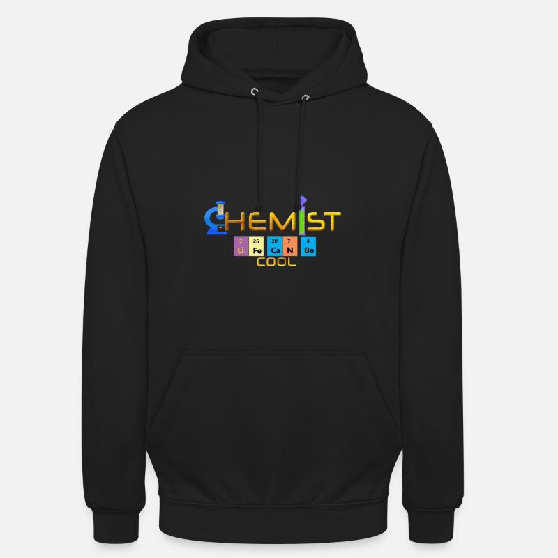 chimiste - Sweat-shirt à capuche unisexe - noir