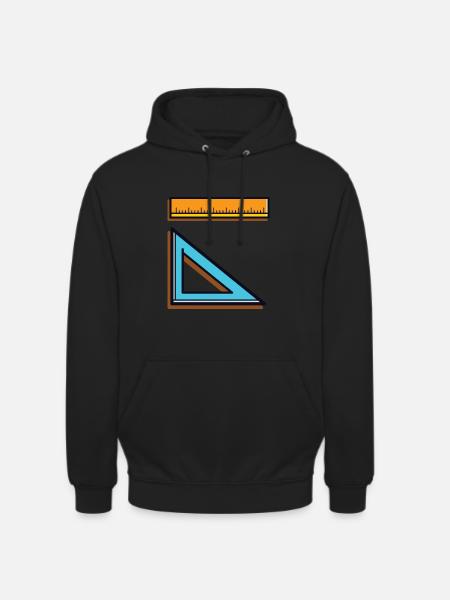 mathématiques - Sweat-shirt à capuche unisexe - noir