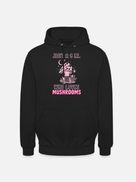 Pilzsammler und Pilz Freunde - Unisex Hoodie - Schwarz