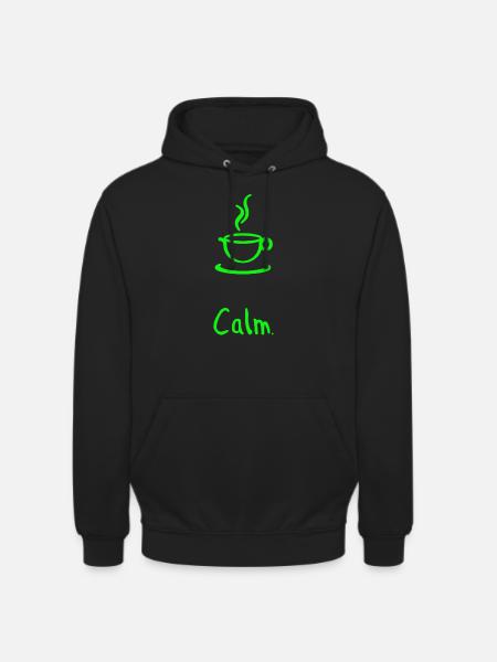 Coffee and relaxation - Unisex Hoodie - black