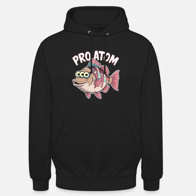 Pro Atom - Poisson - Sweat-shirt à capuche unisexe - undefined