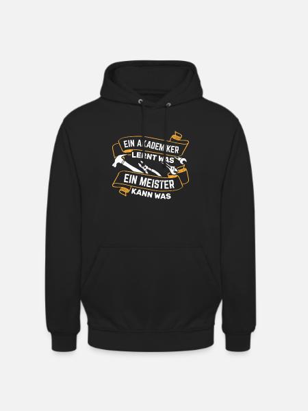 Handwerker Handwerk - Unisex Hoodie - Schwarz