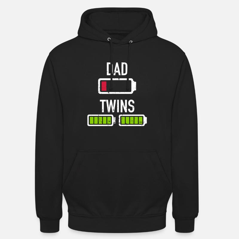 Zwillinge - Unisex Hoodie - Schwarz