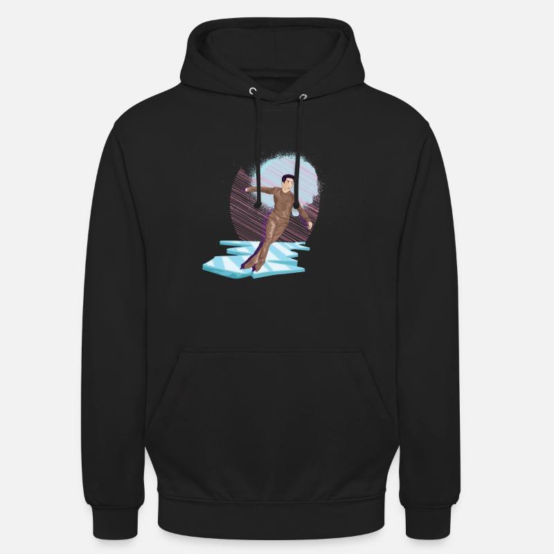 Schlittschuhlaufen Eiskunstlauf Eiskunstläufer Eis - Unisex Hoodie - Schwarz