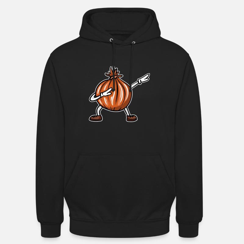 Oignon de tamponnage - Sweat-shirt à capuche unisexe - noir