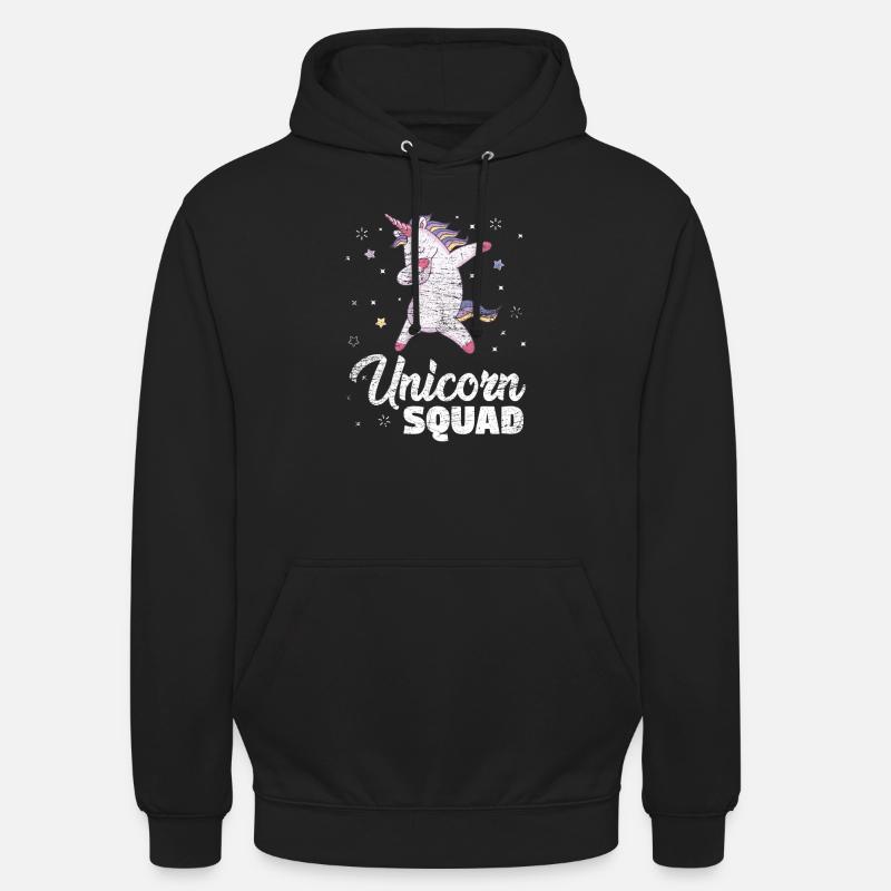 Dabbing Einhorn - Unisex Hoodie - Schwarz