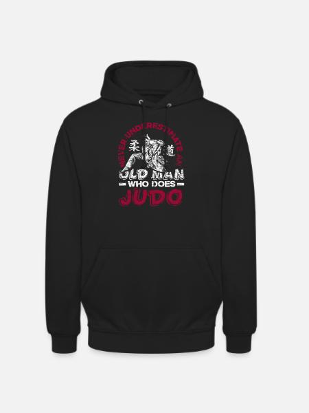 Judo Alter Mann - Unisex Hoodie - Schwarz