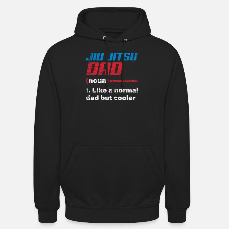 Papa Jiu Jitsu - Sweat-shirt à capuche unisexe - noir