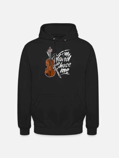 Violine Musiker Musik Geschenk - Unisex Hoodie - Schwarz