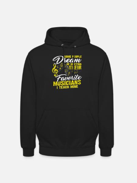 Music Music Teacher - Unisex Hoodie - black