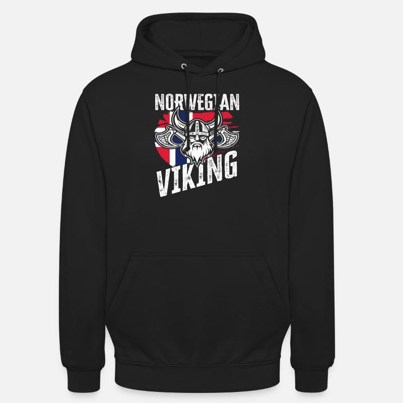 Norwegen Wikinger - Unisex Hoodie - Schwarz