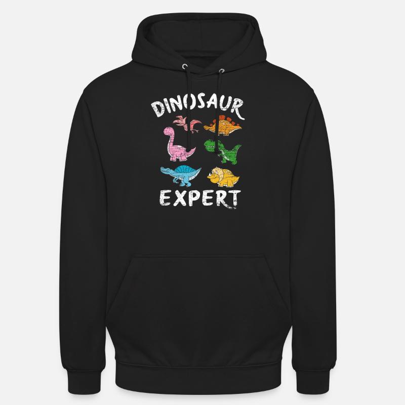Dinosaurier Experte - Unisex Hoodie - Schwarz