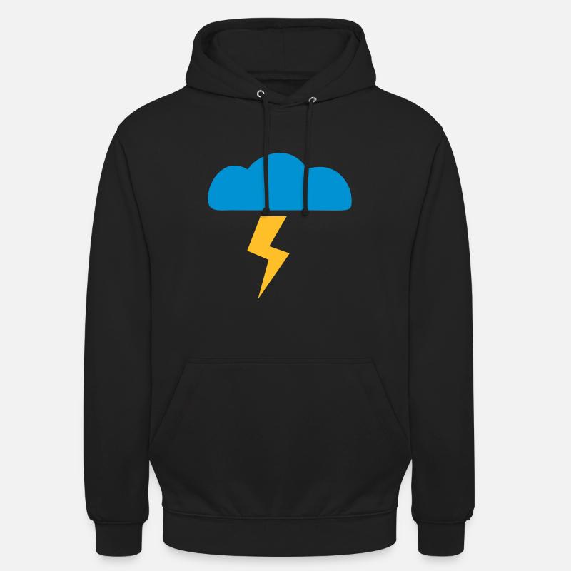 Gewitter - Unisex Hoodie - Schwarz