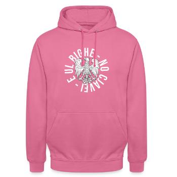 E Ul Bighe - No Cjavei Friuli Venezia Giulia Adler - Unisex Hoodie - Pink - Vorne - Alina (178cm) & Michal (187cm)