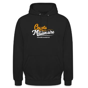 Crypto Millionare by BitMountain - Shirt - Unisex Hoodie - Schwarz - Vorne - Alina (178cm) & Michal (187cm)