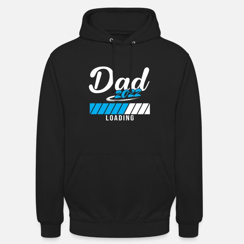 Papa 2022 Loading Père - Sweat-shirt à capuche unisexe - noir