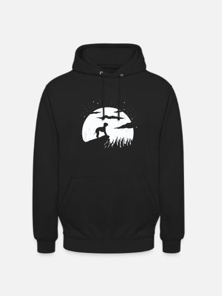 Bedlington Terrier - Sweat-shirt à capuche unisexe - noir