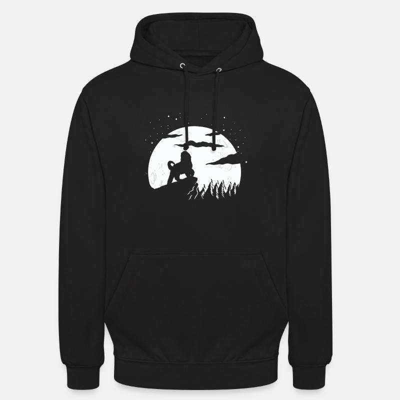 Bernedoodle Chien - Sweat-shirt à capuche unisexe - noir
