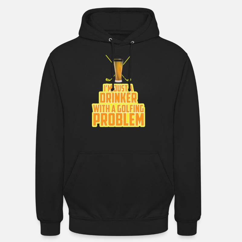 Golfing problem - Unisex Hoodie - black