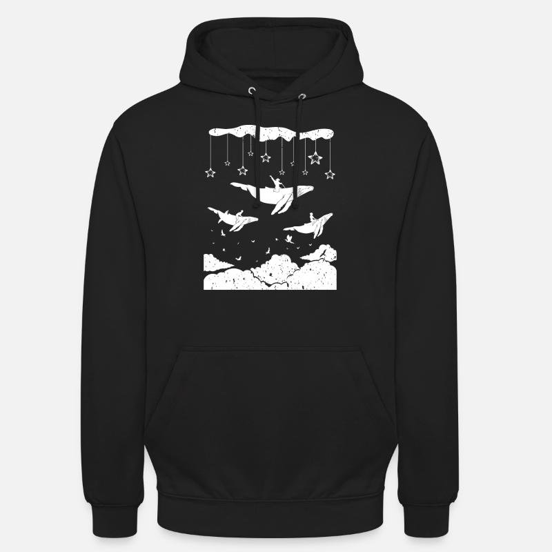 Wal Reiter - Sweat-shirt à capuche unisexe - noir