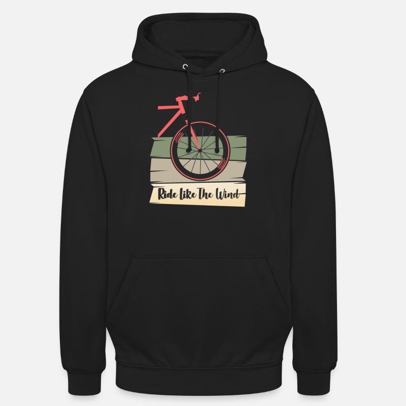 Fahrrad Spruch Geschenkidee - Unisex Hoodie - Schwarz