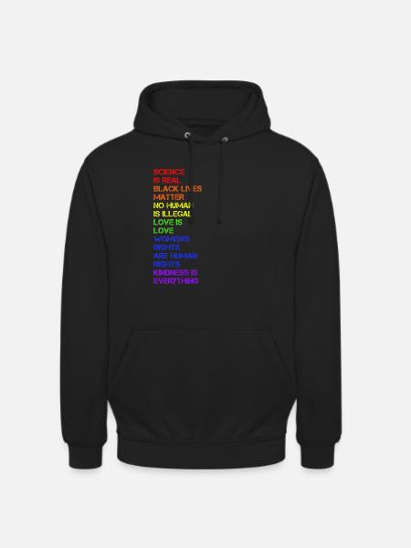 Science is Real - LGBT - Unisex Hoodie - black
