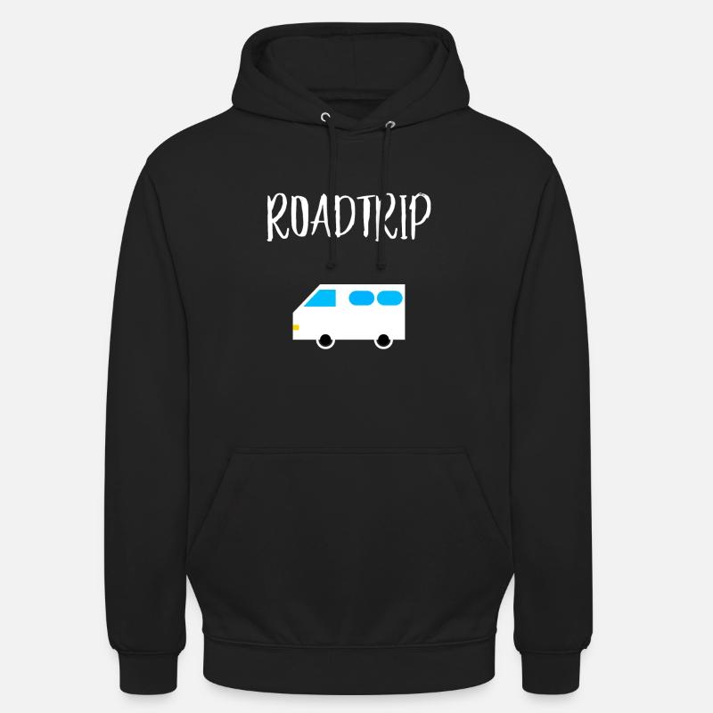 ROAD TRIP - Sweat-shirt à capuche unisexe - noir