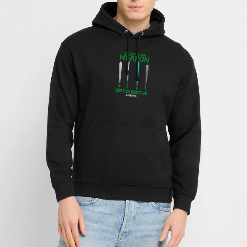 Cool Programmer Shirt Choisissez votre arme C ++ Java Sweat-shirt à capuche unisexe