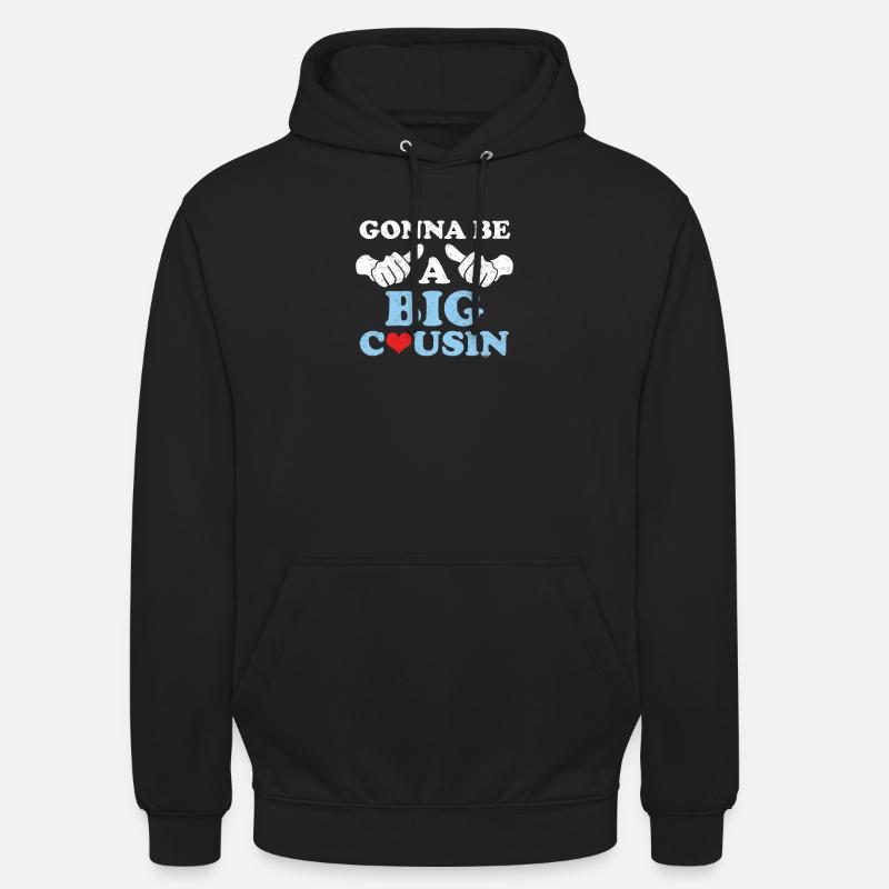Big Cousin - Sweat-shirt à capuche unisexe - noir
