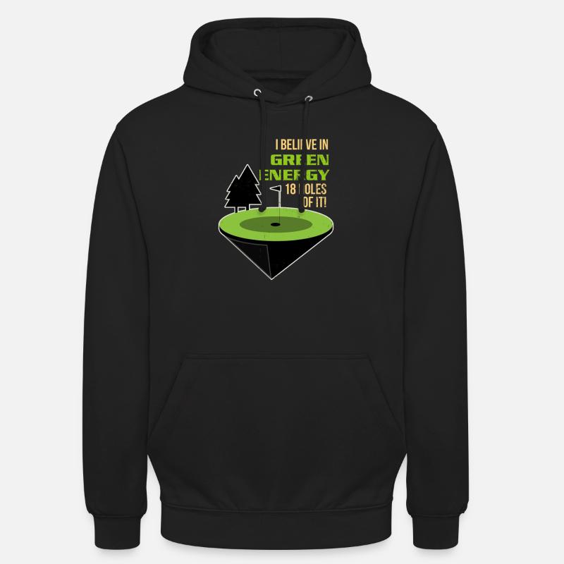 Golf Golf - Sweat-shirt à capuche unisexe - noir