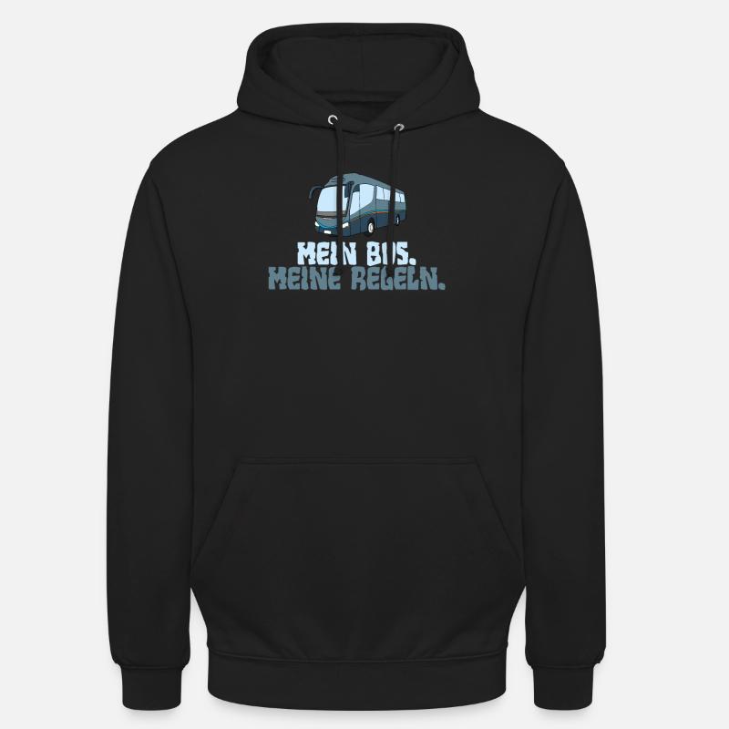 Mon bus. Mes règles. - Sweat-shirt à capuche unisexe - noir