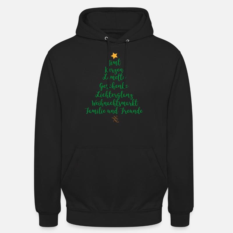 jul - Unisex-hettegenser - svart