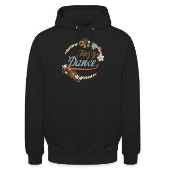 Jazz Dance Gift - Modern Dance T-Shirt - Unisex Hoodie - black - Front - Alina (178cm) & Michal (187cm)