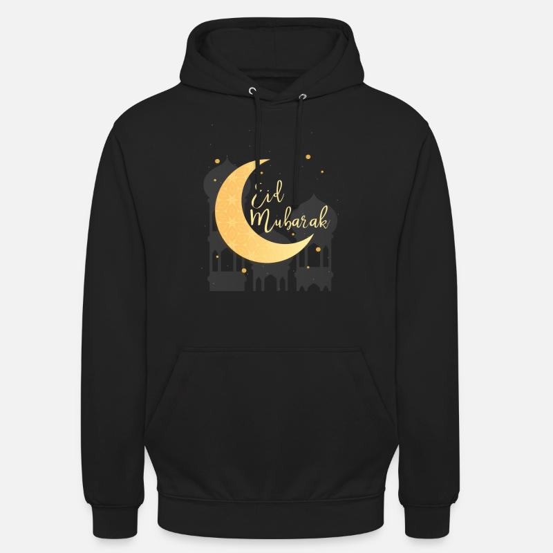 Ramadan Mubarak fasting Islam Molsem gift - Unisex Hoodie - black