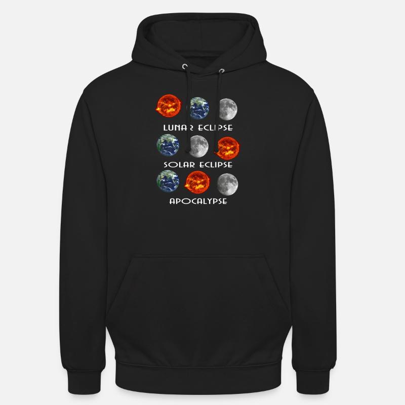 Lunar Eclipse Solar Eclipse Apocalypse Unisex Hoodie