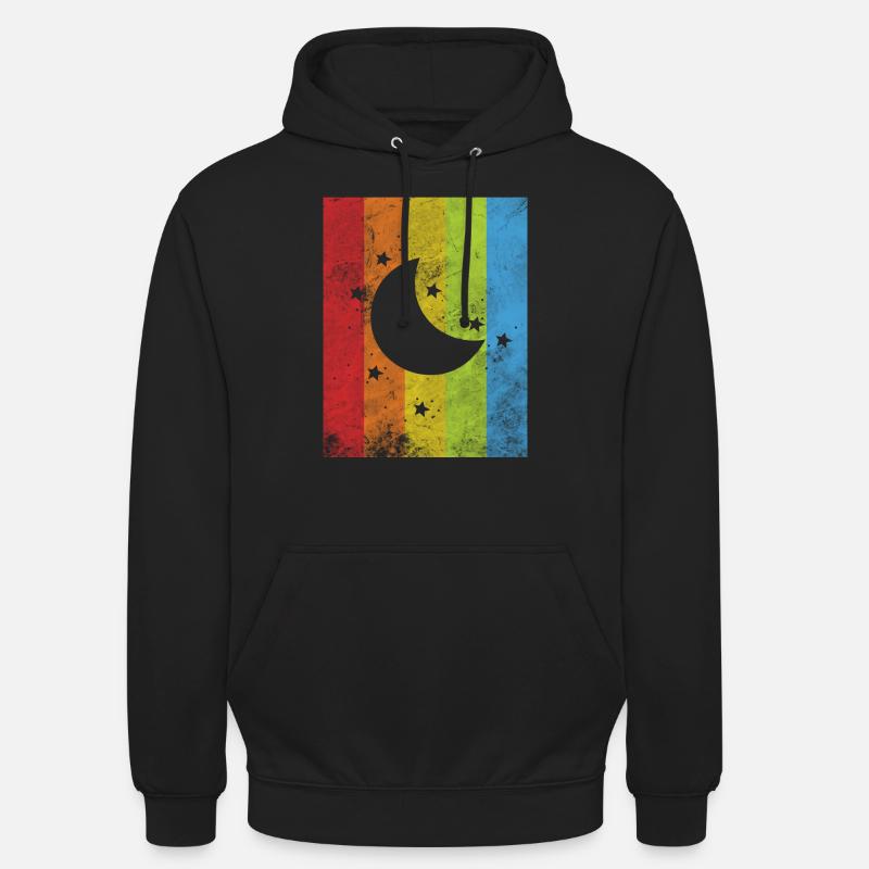 rainbow Flag - Sweat-shirt à capuche unisexe - noir