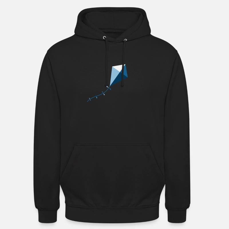 Drachen Drachensteigen Geschenk - Unisex Hoodie - Schwarz