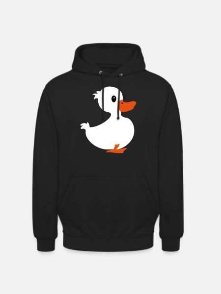 Little Duckling / Little Ducky (3c) - Unisex Hoodie - black