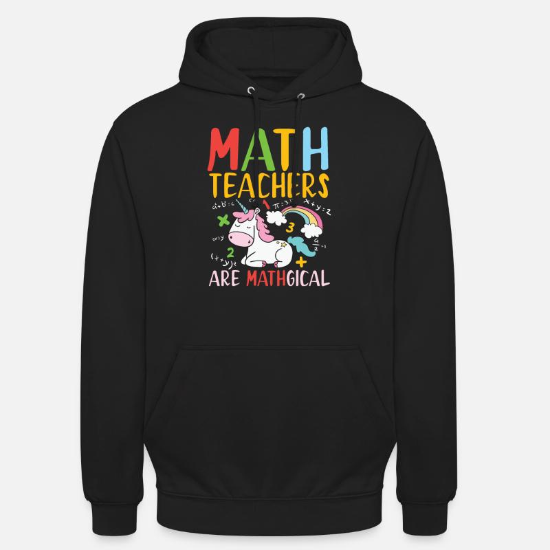 Mathematiklehrer sind mathematisch - Unisex Hoodie - Schwarz