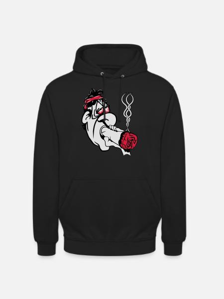 Kiffen jointly broad stoned - Unisex Hoodie - black