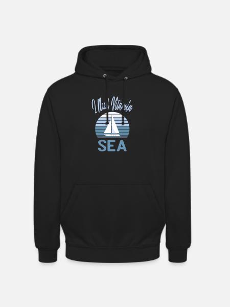 I Need Vitamin Sea - Unisex Hoodie - black