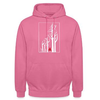 Rotkäppchen - Unisex Hoodie - Pink - Vorne - Alina (178cm) & Michal (187cm)