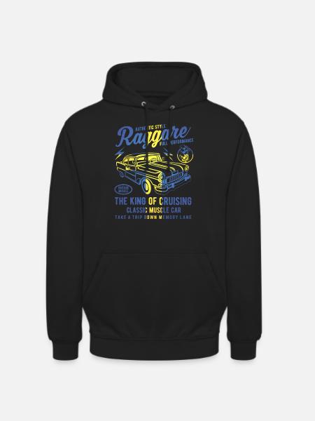 Raggare Roi de croisière Suède - Sweat-shirt à capuche unisexe - noir