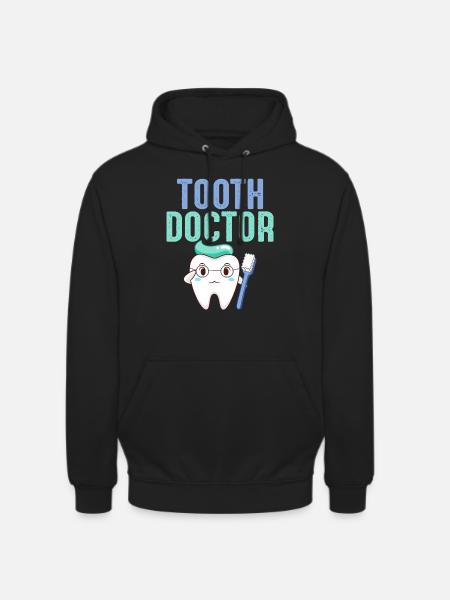 Tooth Doctor Dentist Gift - Unisex Hoodie - black
